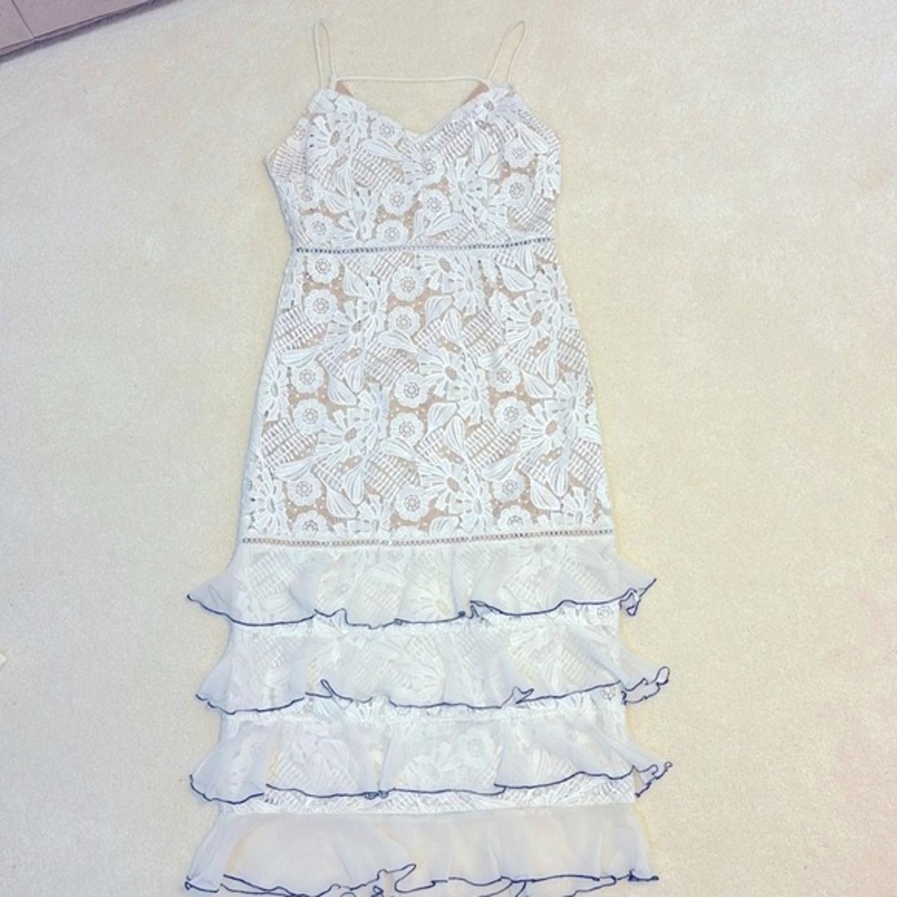 Yellow Hanger Lace Dress